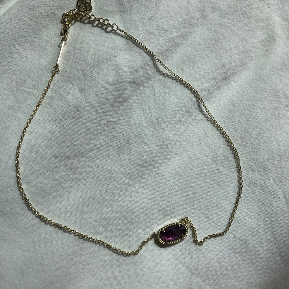 Kendra Scott Amethyst Necklace